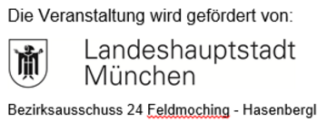 Unser Kunstprojekt im öffentlichen Raum wurde vom Bezirksausschuss 24 unterstützt.